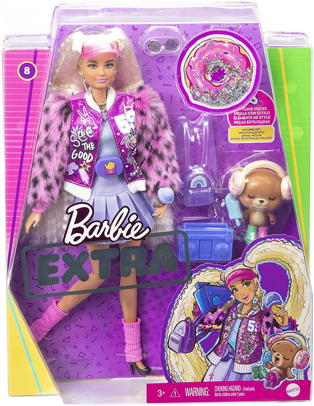 Mattel Barbie Extra Blonde Pigtails GYJ77