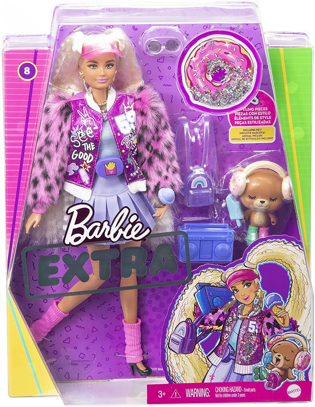 Mattel Barbie Extra Blonde Pigtails GYJ77