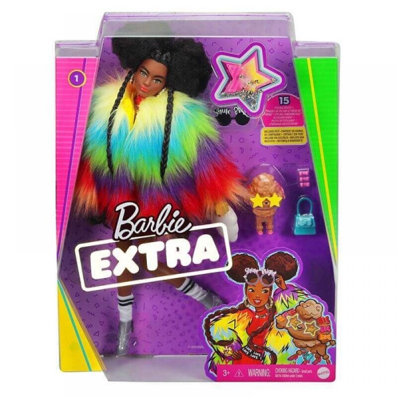 Mattel Barbie Extra Rainbow Coat GVR04