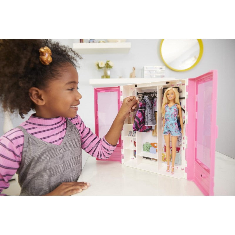 Mattel Barbie Fashionistas Η Ντουλάπα Της Barbie Με Κούκλα GBK12