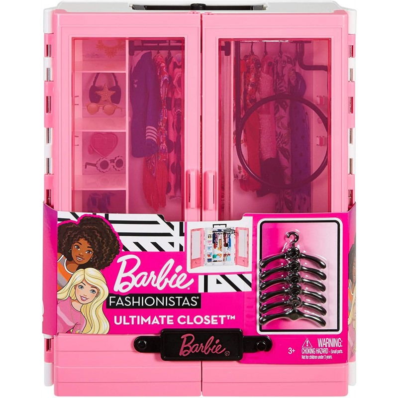 Mattel Barbie Fashionistas Ultimate Closet Ντουλάπα GBK11