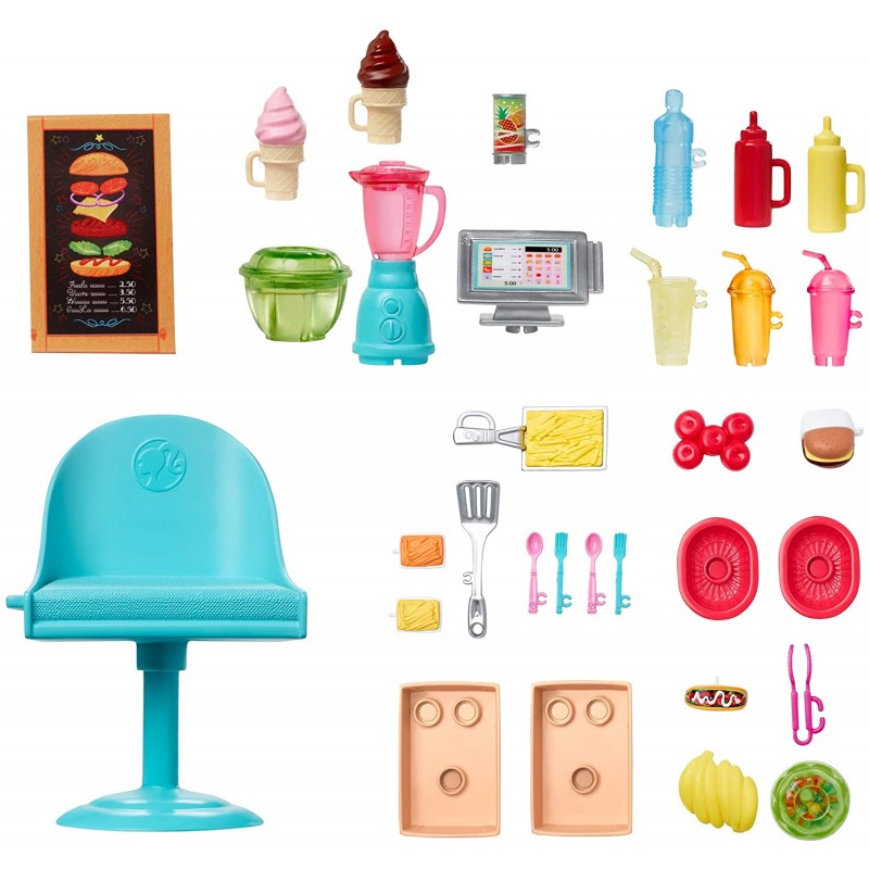 Mattel Barbie Fresh N Fun Food Truck Καντίνα GMW07