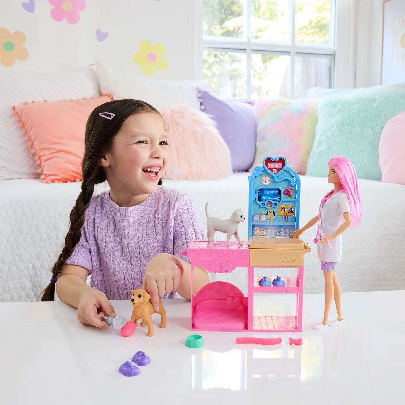 Mattel Barbie Ιατρείο Για Ζωάκια JFX93