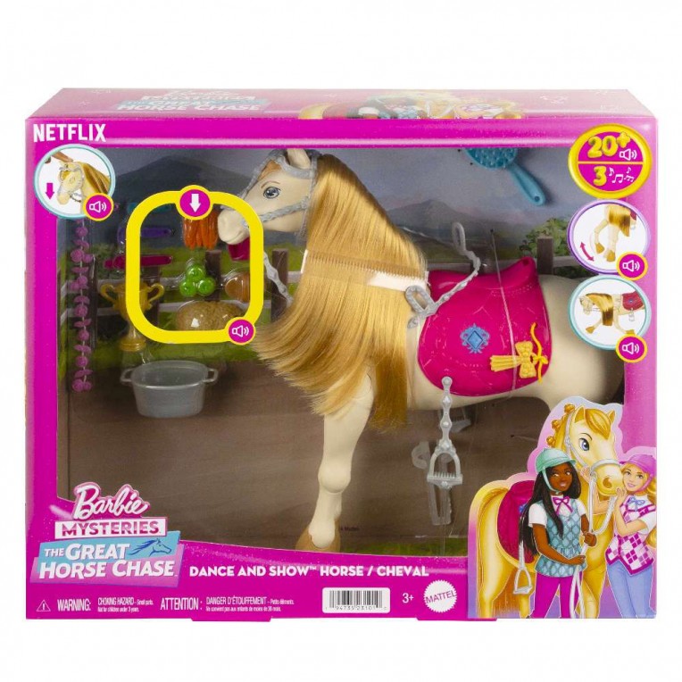 Barbie Mysteries Άλογο (HXJ42)