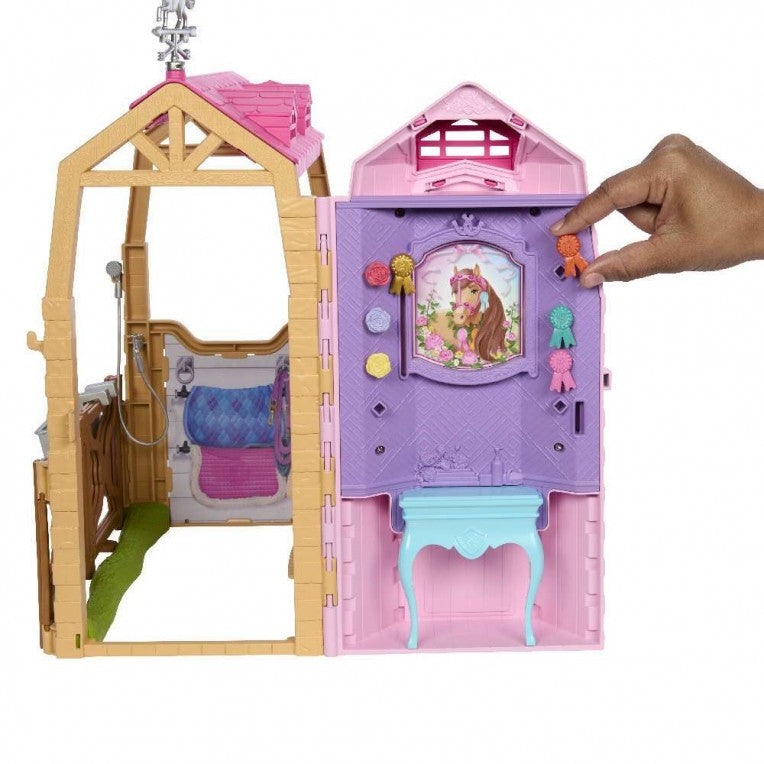 Barbie Mysteries The Great Horse Chase Σετ Παιχνιδιού Στάβλος (HXJ44)