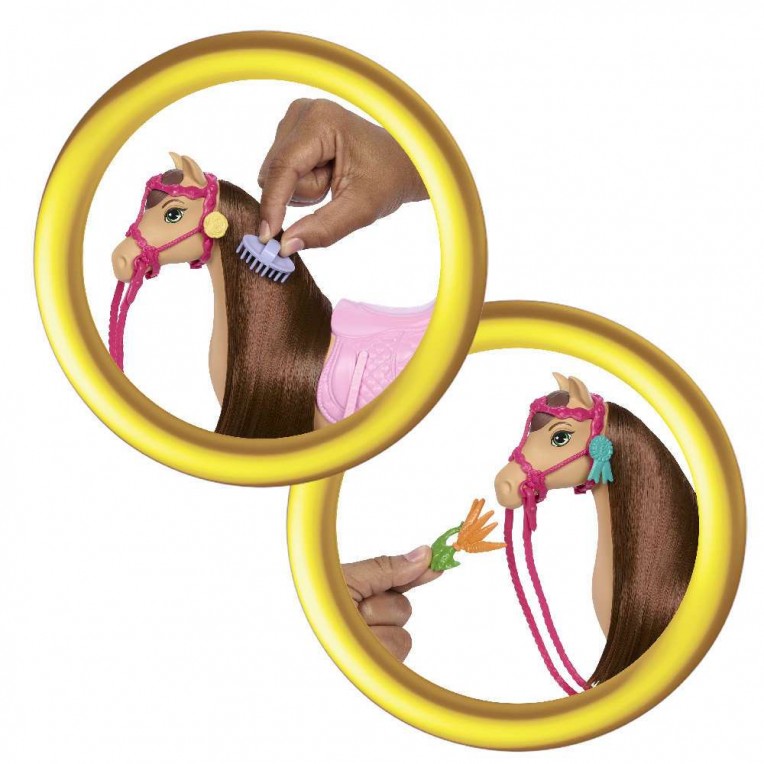 Barbie Mysteries The Great Horse Chase Σετ Παιχνιδιού Στάβλος (HXJ44)