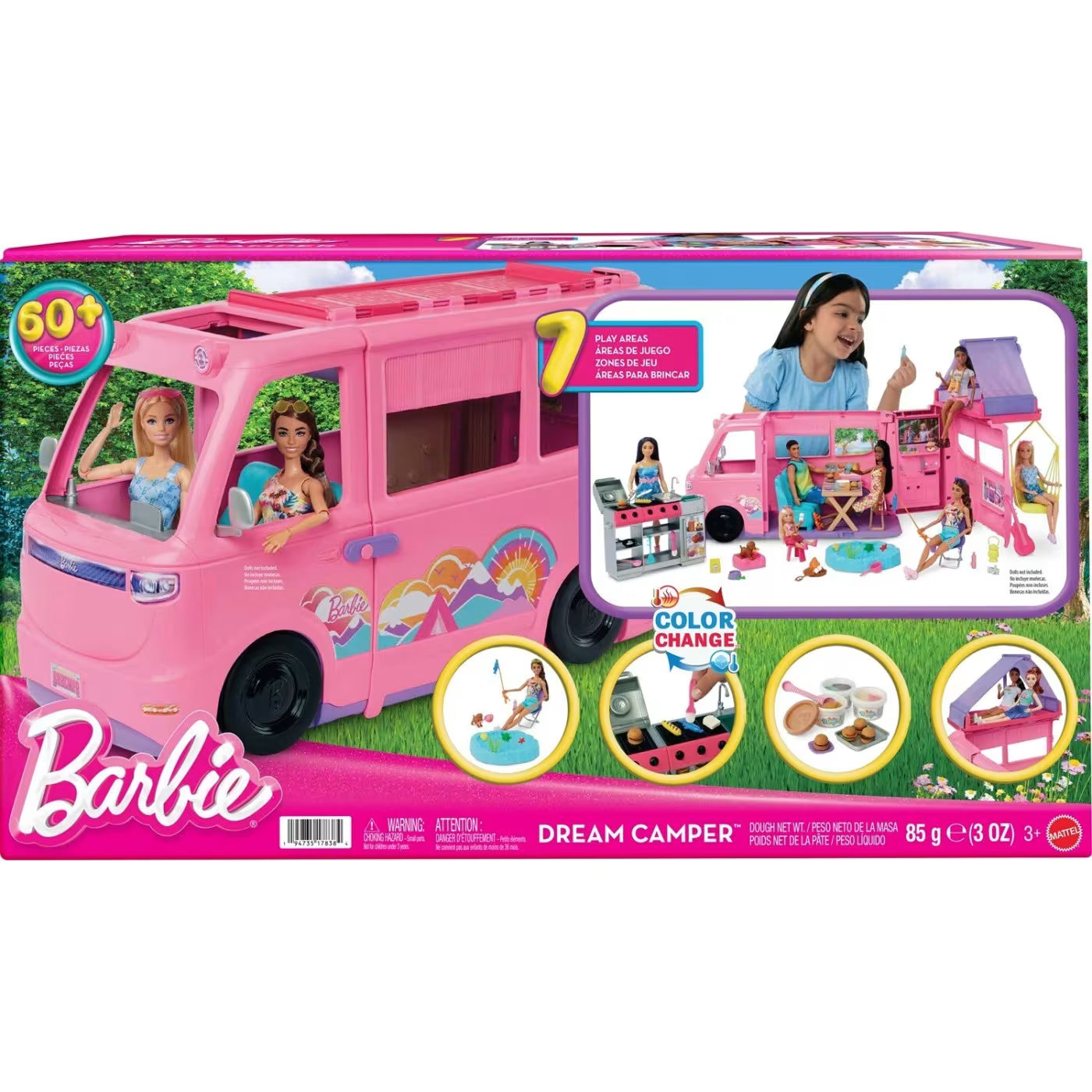 Mattel barbie νεο τροχόσπιτο αξεσουάρ για κούκλα doll camper HRJ78