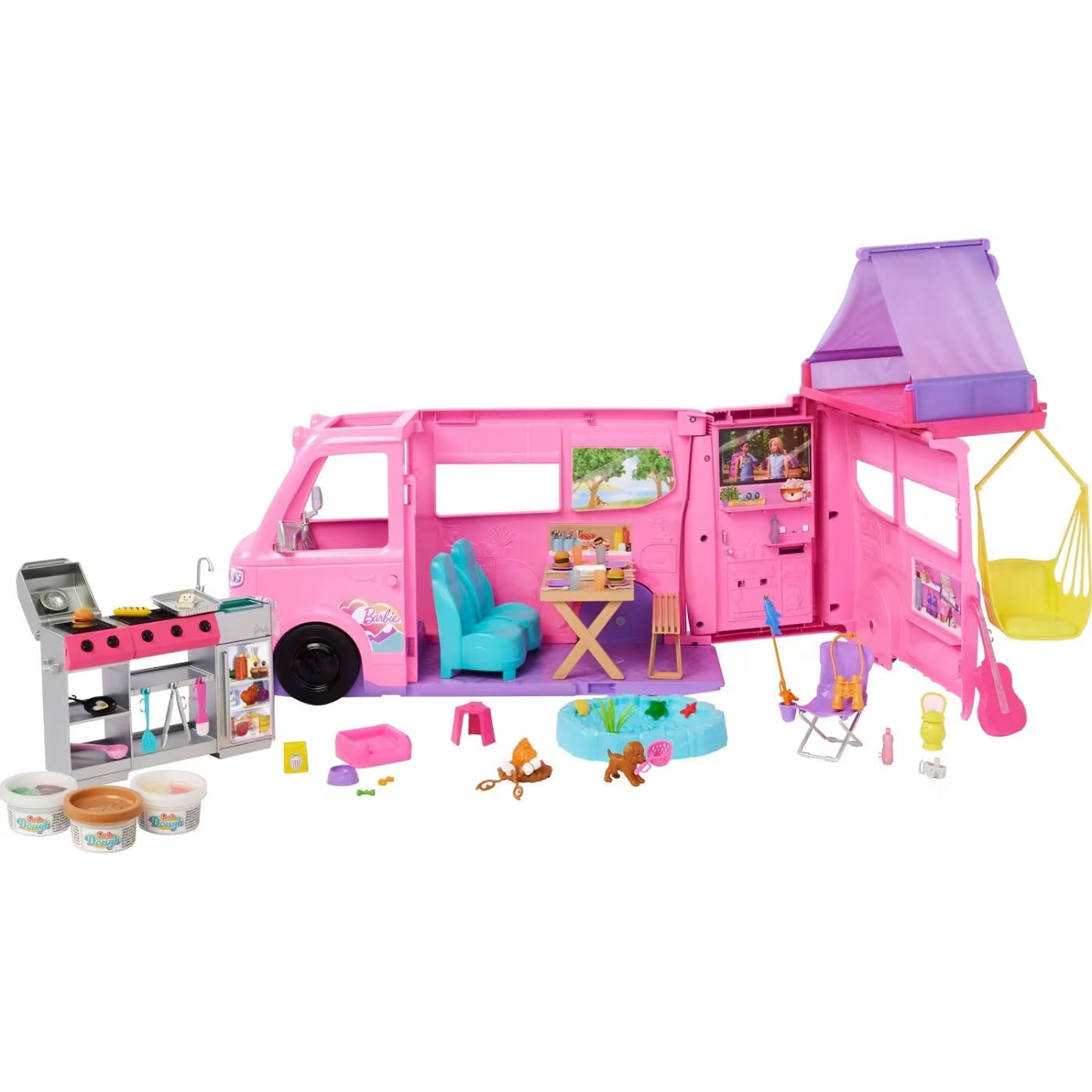 Mattel barbie νεο τροχόσπιτο αξεσουάρ για κούκλα doll camper HRJ78