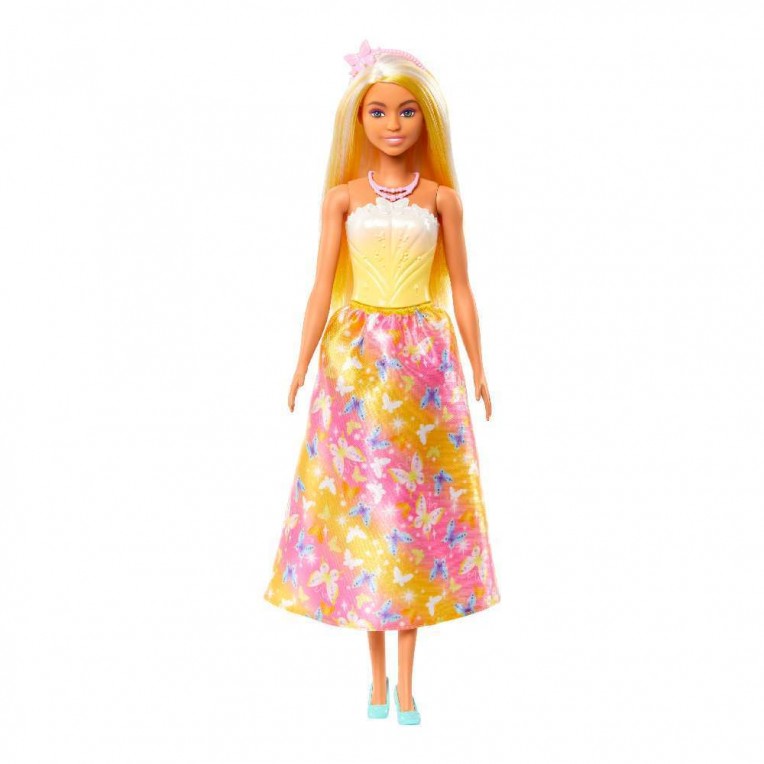 Barbie Royals Κούκλα Πριγκίπισσα με Πορτοκαλί Ανταύγιες