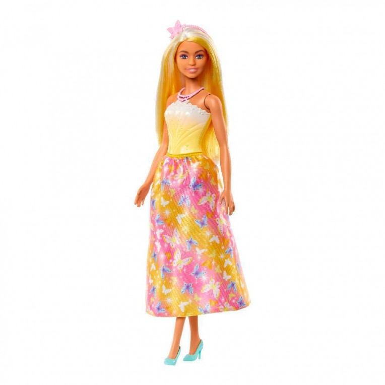 Barbie Royals Κούκλα Πριγκίπισσα με Πορτοκαλί Ανταύγιες