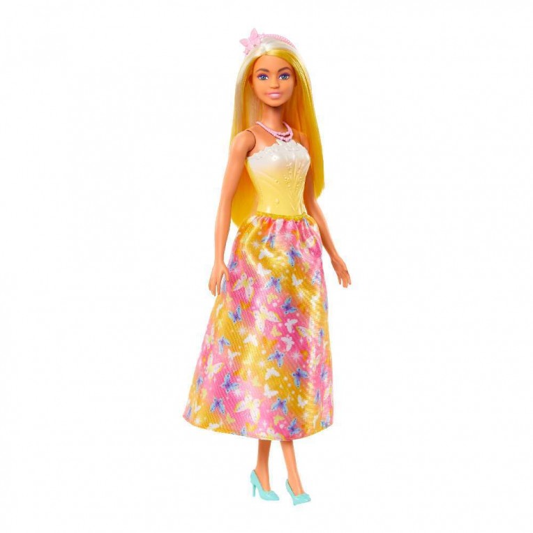 Barbie Royals Κούκλα Πριγκίπισσα με Πορτοκαλί Ανταύγιες
