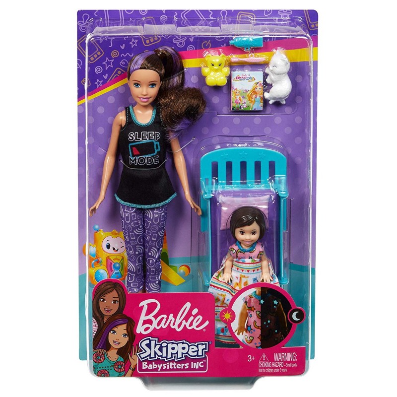 Mattel Barbie Skipper Babysitters – Ώρα Για Ύπνο
