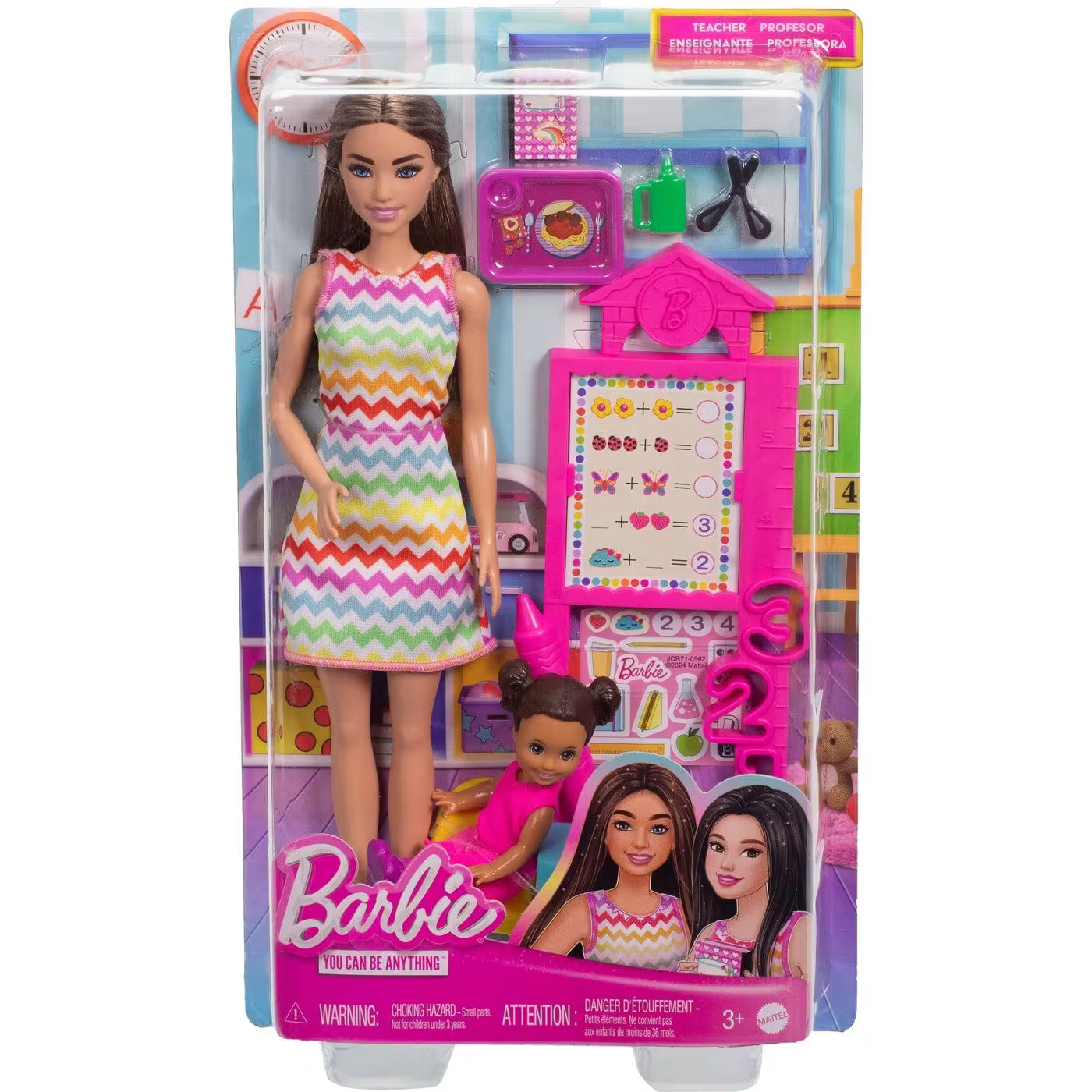 Mattel Barbie Teacher Κούκλα JCR71 / JCR76