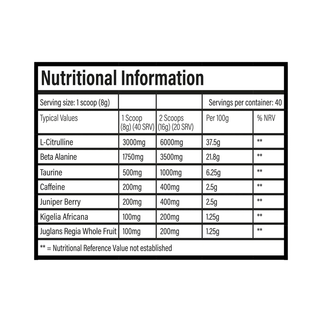Trained by JP DNFM | Mega Stim Pre-Workout 320gr