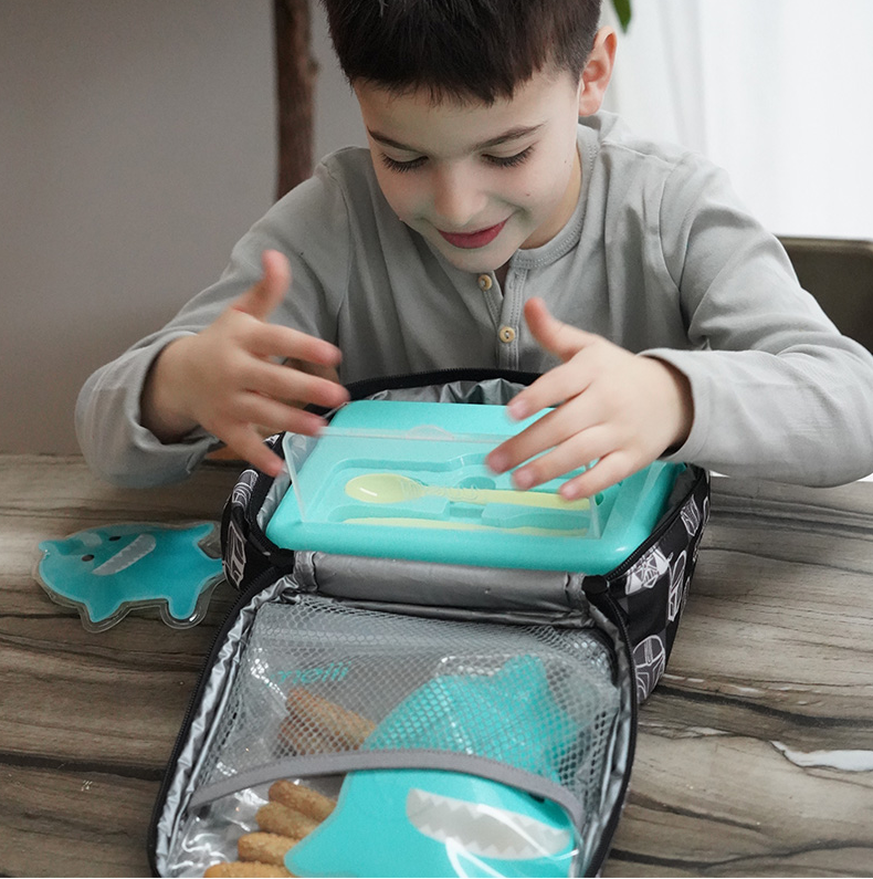 Melii Διώροφο Bento Lime-Mint-Blue  MEL21510
