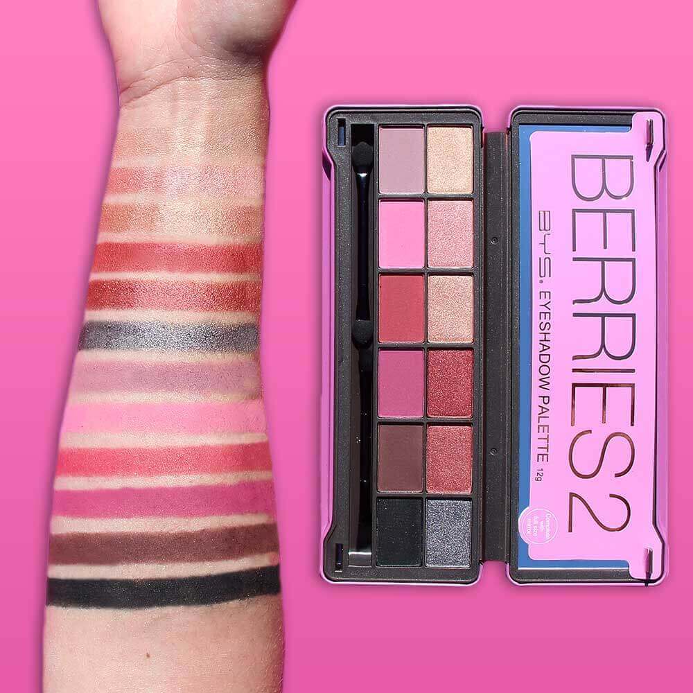 Eyeshadow Palette x12 Make-up Artist Berries 2 | BYS