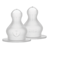 Bibs θηλές 2τμχ. για μπιμπερό round silicone slow flow 5000011