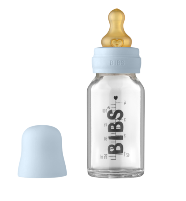 Bibs ολοκληρωμένο σετ μπιμπερό 110ml latex baby blue 5013231