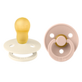 BIBS ΣΕΤ ΠΙΠΙΛΕΣ 2ΤΜΧ – COLOUR – IVORY / BLUSH – ΣΤΡΟΓΓΥΛΗ No3 130253
