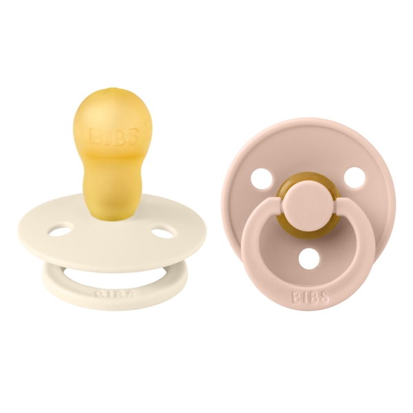 BIBS ΣΕΤ ΠΙΠΙΛΕΣ 2ΤΜΧ – COLOUR – IVORY / BLUSH – ΣΤΡΟΓΓΥΛΗ No3 130253