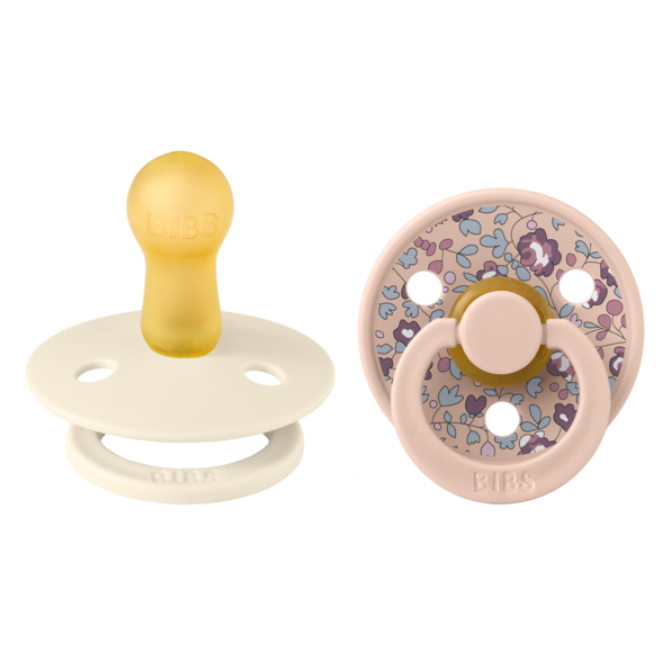 Bibs XLiberty σετ πιπίλες 2τμχ. latex Eloise blush mix No2 12011102