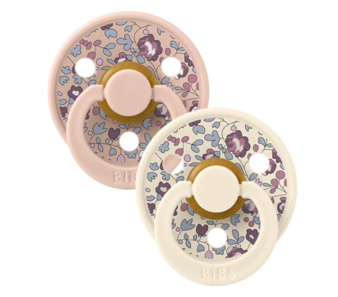 Bibs XLiberty σετ πιπίλες 2τμχ. latex Eloise blush mix No2 12011102