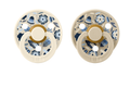 BibsxLiberty σετ πιπίλες 2τμχ. Bobo Ivory mix latex στρόγγυλη Νο2 12020101