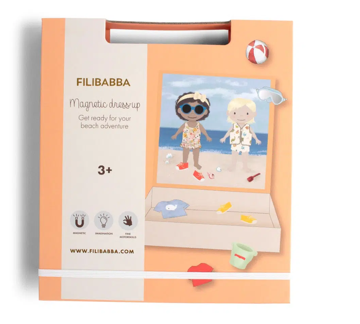 Filibabba Magnetic Game – Dress Up – A Day At The Beach 108.00417