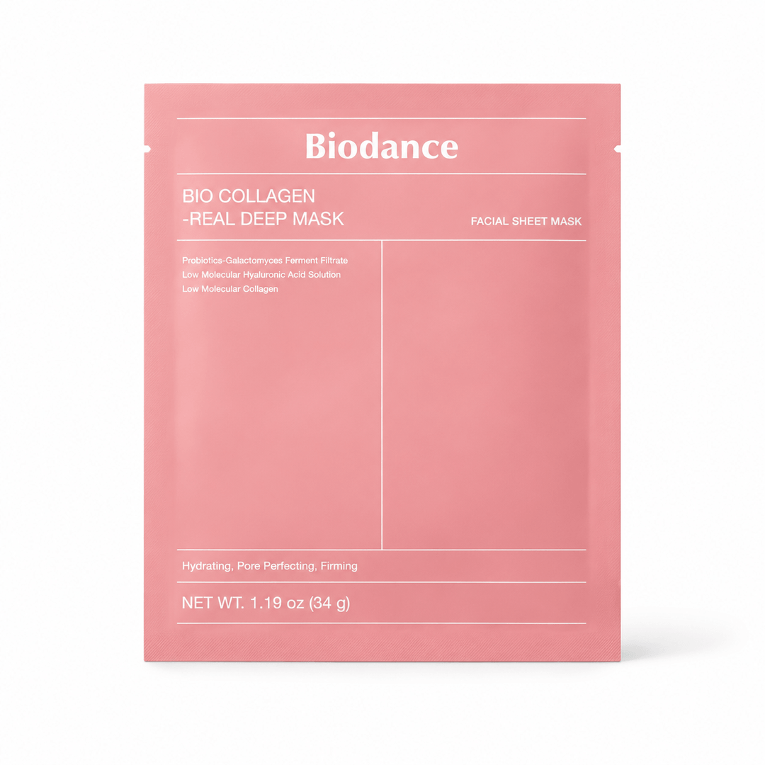 Biodance | Bio-Collagen Real Deep Mask 34g | Hydrogel Sheet Mask | Intensive Hydration & Firming | BIOCORDM