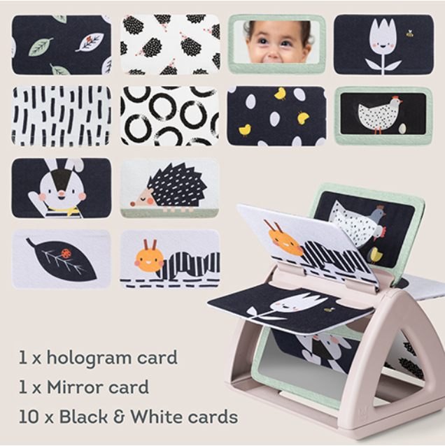 Taf Toys Βιβλίο Δραστηριοτήτων Black and White Spinning Book  0+ Μηνών T-13385