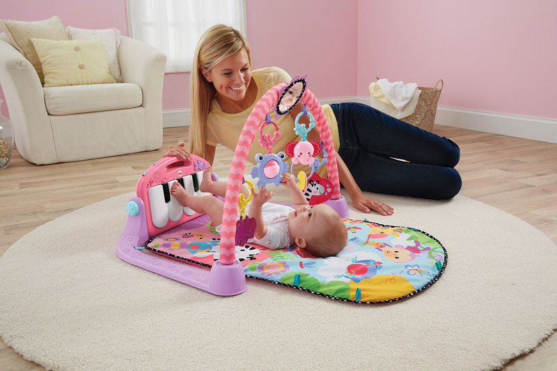 Fisher-Price Γυμναστήριο – Μουσικό Πιανάκι – Ροζ BLN02