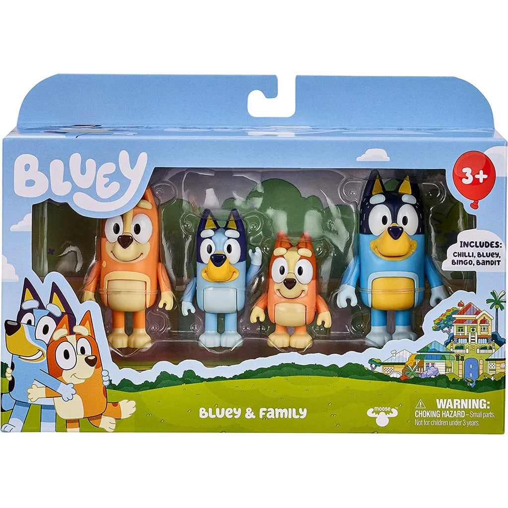 Moose Toys Bluey Φιγούρα 4 Pack – 1 Τμχ