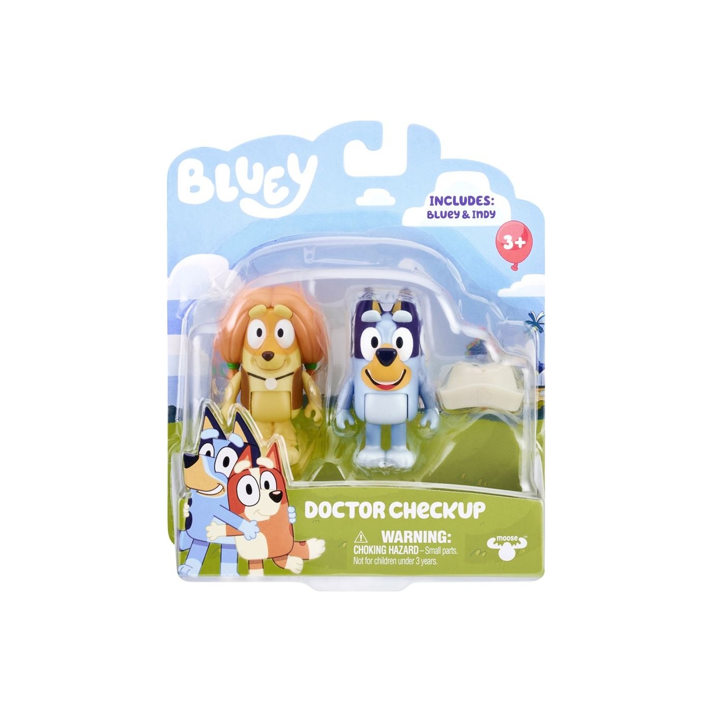 Bluey Φιγούρες Wave 4 2τεμ. – 3 Σχέδια
