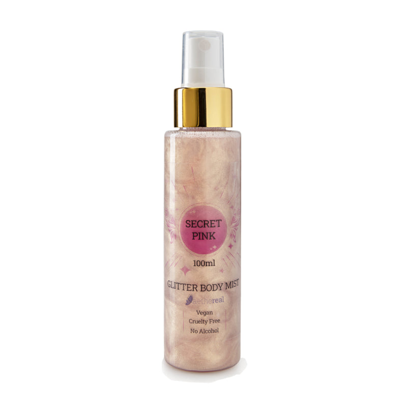 BODY MIST GLITTER SECRET PINK