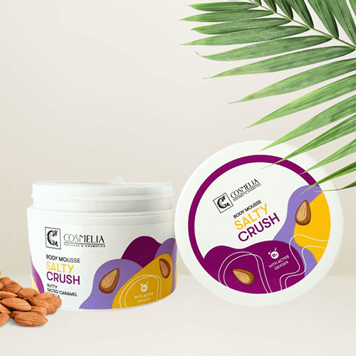 Body Mousse - Salty Crush Άρωμα Αλμυρή Καραμέλα Βανίλια 200ml | Cosmelia