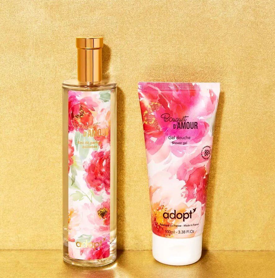Bouquet D'amour Gift Box Eau De Parfum 100ml - Shower Gel | Adopt