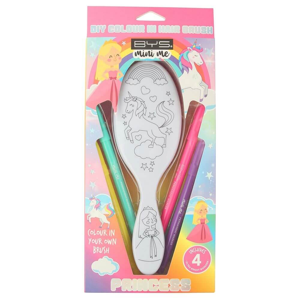 Βούρτσα Μαλλιών Με Μαρκαδόρους DIY -Princess- | Mini Me
