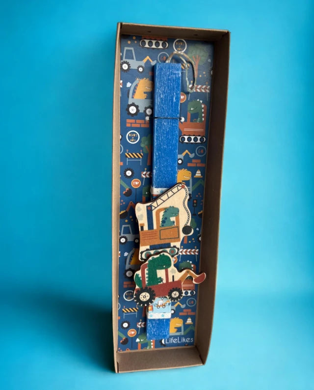 "Δεινόσαυρος Εκσκαφέας" Λαμπάδα Για Αγόρια Σε Κουτί