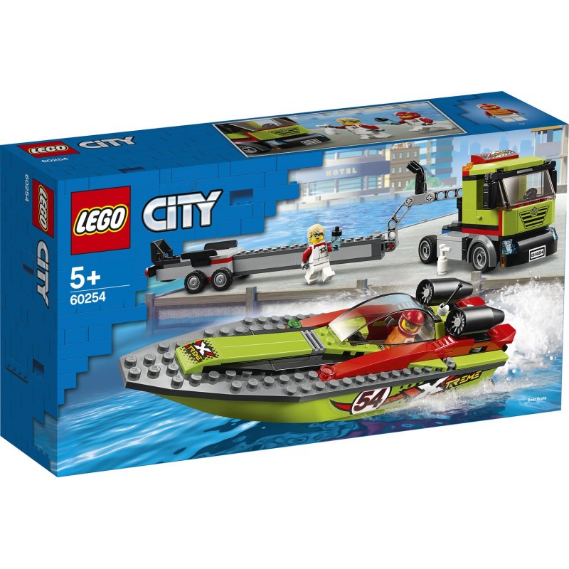 Lego City Great Vehicles Μεταφορικό Αγωνιστικού Σκάφους 60254