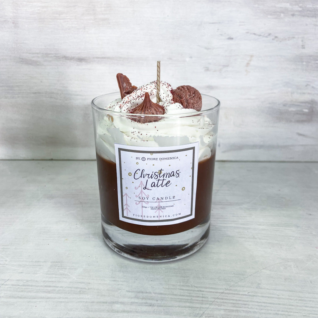 Christmas Latte Milkshake Candle