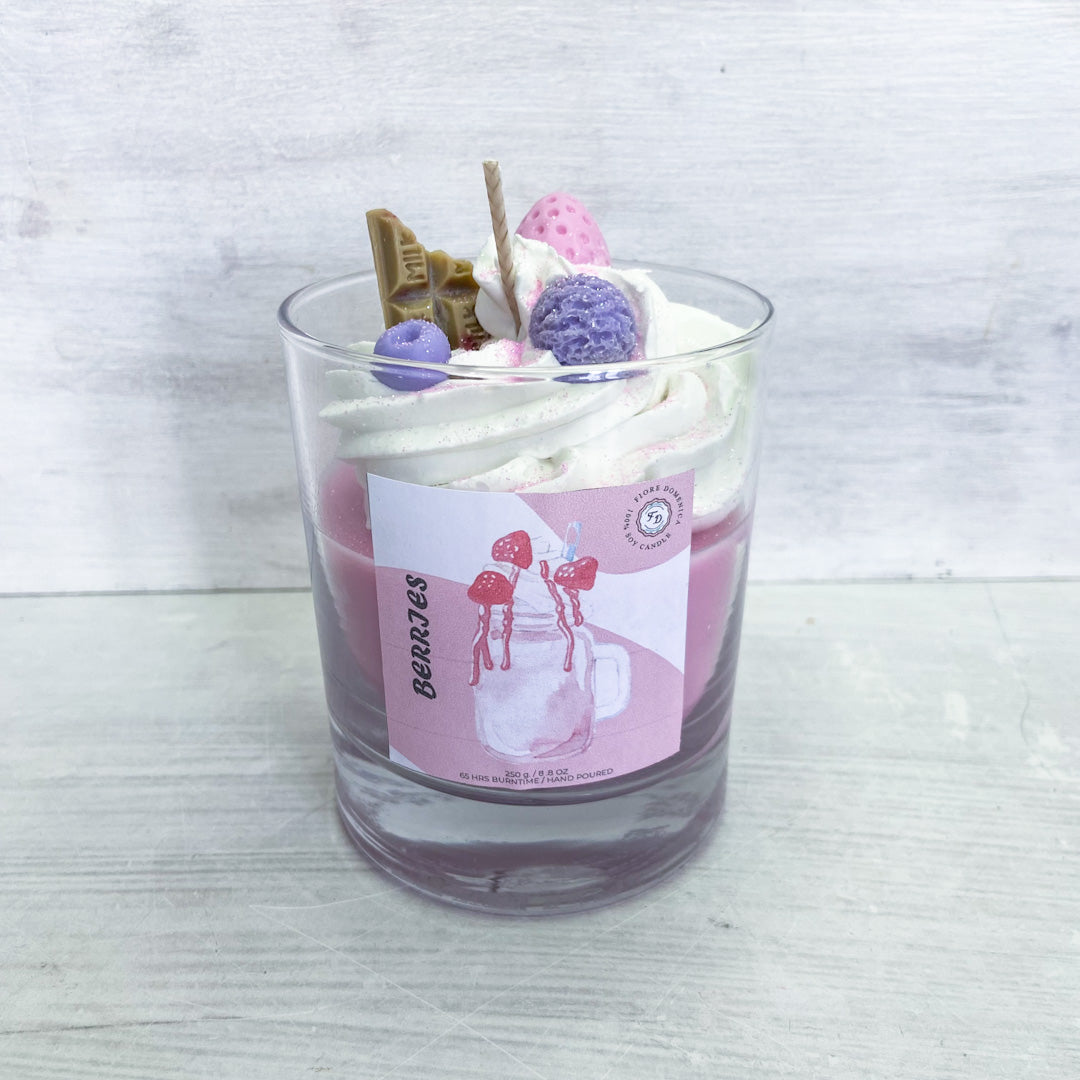 Berries Milkshake Candle