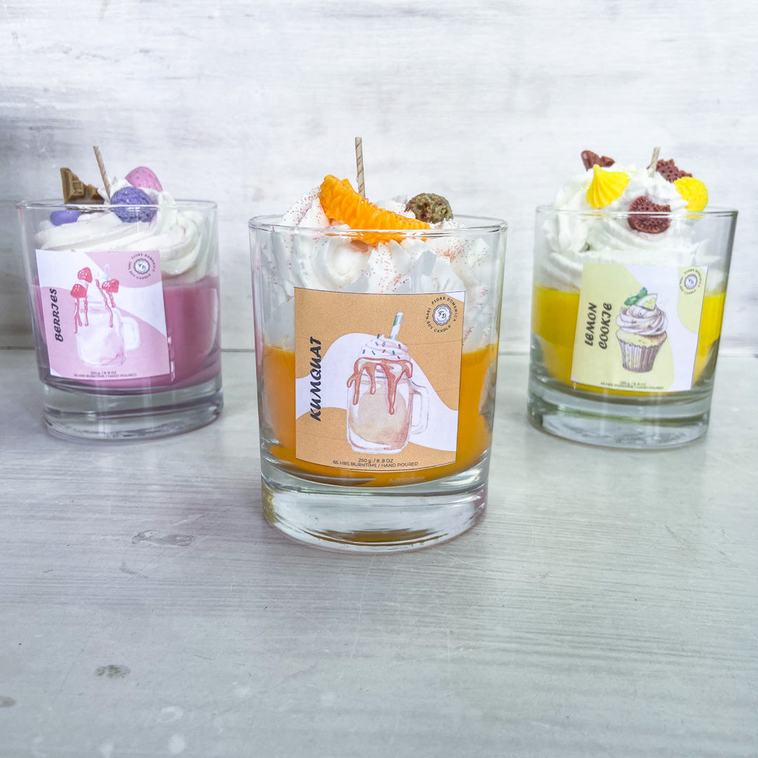 Cherry Milkshake Candle