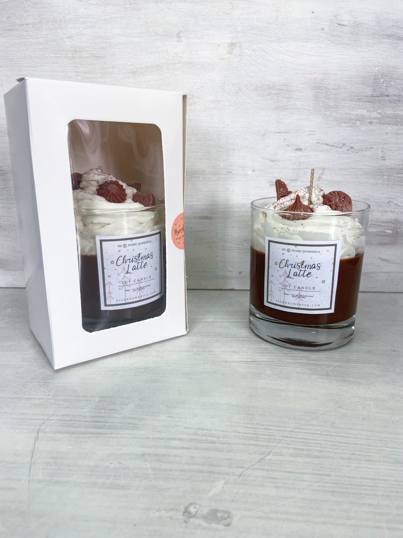 Christmas Latte Milkshake Candle