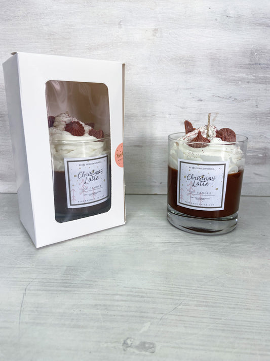 Christmas Latte Milkshake Candle
