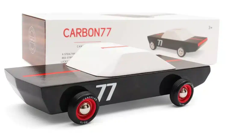 Candylab Americana ξύλινο αυτοκίνητο Carbon 77 (λευκό-μαύρο) CL008164