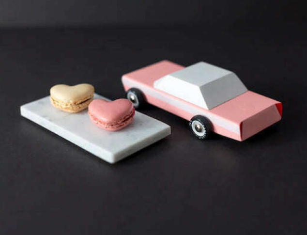 Candylab Americana Ξύλινο Αυτοκίνητο Pink Cruiser (Ροζ-Λευκό)  BG-6-2622