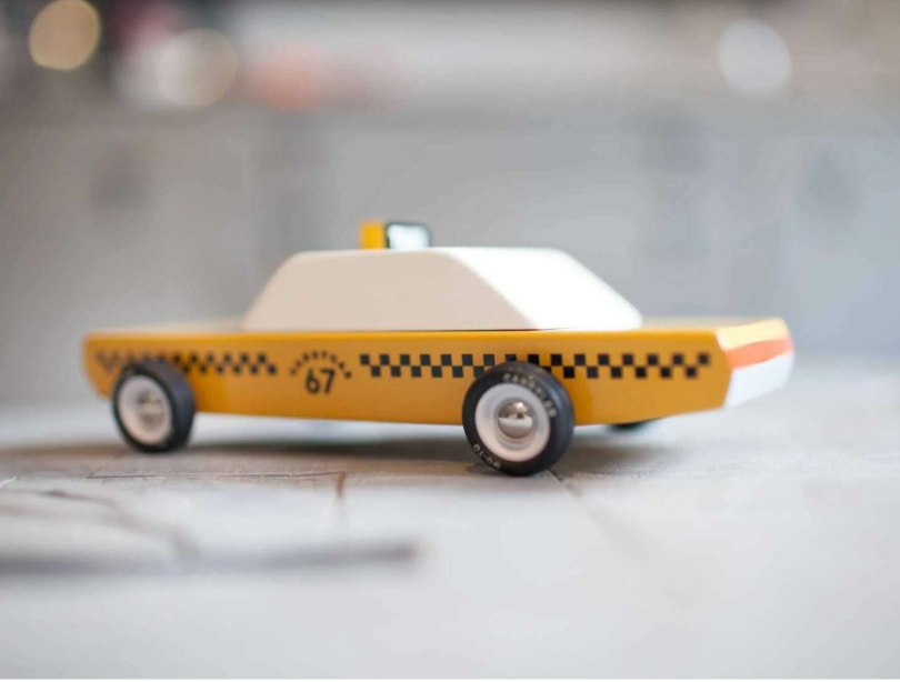 Candylab Americana Ξύλινο Ταξί Candycab (Κίτρινο) BG-6-2717