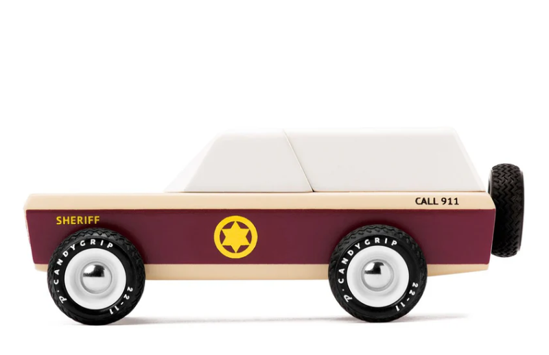 CandyLab Candycar Ξύλινο Sheriff Truck MB02983