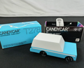 Candylab Toys Mule Wooden Model Car Blue White Truck CL008553