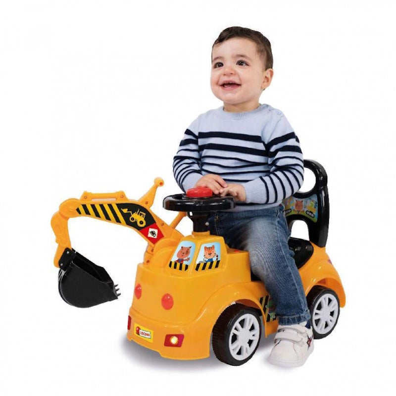 Carotina Baby Περπατούρα Μπουλντόζα 2 σε 1